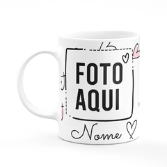 Caneca A Mãe tá On com Foto na internet