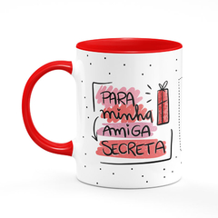 Caneca Natal Para a Minha Amiga Secreta com Foto - comprar online