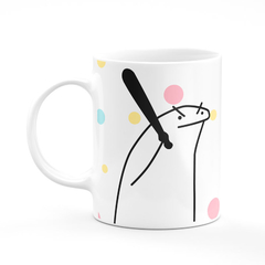 Caneca Flork Meme Mas Eu Não Tenho Um Minuto de Paz - comprar online