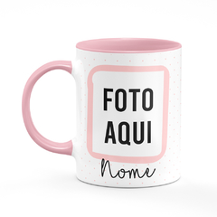 Caneca Melhor V? do Mundo com Foto e Nome - Colors - comprar online