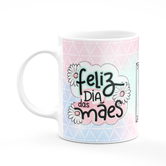 Caneca Grande Mãe e Super Avó com Nome e Foto - Mai Personalizados