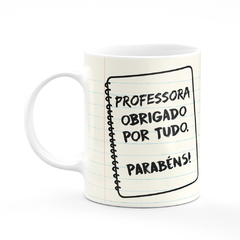 Caneca Professor(a) Obrigado por Tudo com Foto na internet