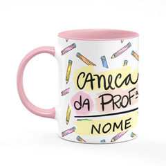 Caneca da Professora com Nome