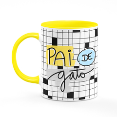 Caneca Pai de Gato - Colors - Mai Personalizados