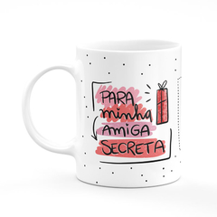 Caneca Natal Para a Minha Amiga Secreta com Foto na internet