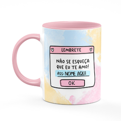 Caneca Ser Mãe é Amar Sem Fronteiras + Lembrete - comprar online