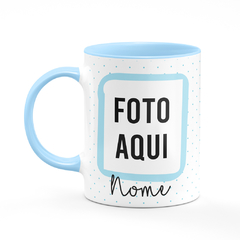 Caneca Melhor V? do Mundo com Foto e Nome - Colors - comprar online