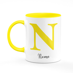 Caneca Colors com Inicial e Nome - comprar online