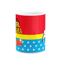 Caneca Super Professora com Nome - Mai Personalizados