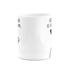 Caneca Flork Meme Gosto de Resolver as Coisas com Calma - comprar online