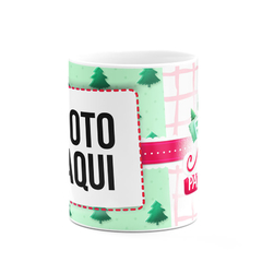 Caneca Um Feliz Natal Para Você com Foto - Mai Personalizados