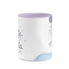 Caneca Lute Pelo que Acredita com Nome - Lilás - Mai Personalizados