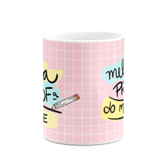 Caneca da Professora + Melhor Professora do Mundo com Nome - comprar online