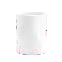 Caneca Sigo Apaixonada Pela Mulher que me Tornei com Nome - Mai Personalizados