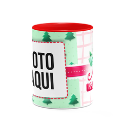 Caneca Um Feliz Natal Para Você com Foto na internet