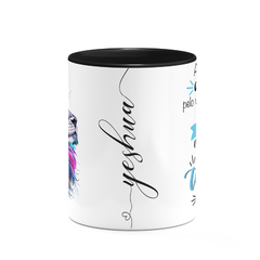 Caneca Evangélica Jesus Leão De Judá - Yeshua - Salmo 23:4 - Colors na internet