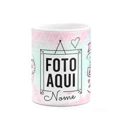 Caneca Grande Mãe e Super Avó com Nome e Foto na internet