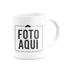 Kit Caneca de Cerâmica e Plástica Tal Pal Tal Filho com Foto na internet