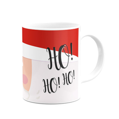 Caneca Ho Ho Ho Papai Noel Face - loja online