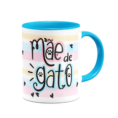 Caneca Mãe de Gato com Foto - Colors - Mai Personalizados