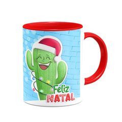 Caneca Que Seu HoHoHo Seja Repleto de HaHaHa Cacto - Mai Personalizados