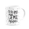 Caneca Eu te Amo Mais de Mil Milhoes