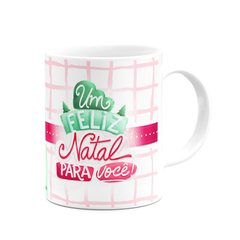 Caneca Um Feliz Natal Para Você com Foto - loja online