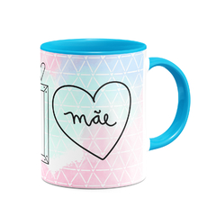 Caneca Ser Mãe é Amar Sem Fronteiras com Foto - Mai Personalizados