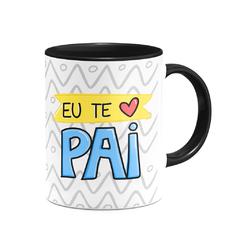 Caneca Eu Te Amo Pai com Foto - Colors - Mai Personalizados