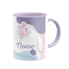 Caneca Lute Pelo que Acredita com Nome - Lilás - loja online