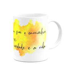 Caneca Yeshua - Eu Sou o Caminho a Verdade e a Vida - Mai Personalizados