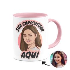 Caneca Colors com Foto Caricatura e Nome na internet