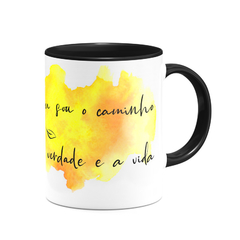 Caneca Yeshua - Eu Sou o Caminho a Verdade e a Vida - Colors - comprar online