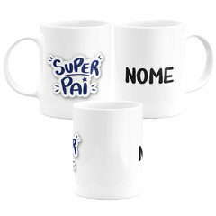 Caneca Super Pai Personalizada Com Nome - comprar online