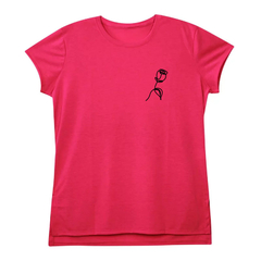 T-Shirt Rosa Flor Pink Neon - comprar online