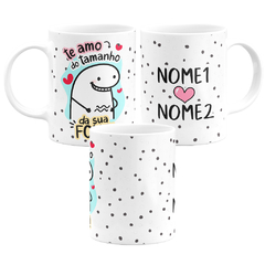 Caneca Flork Te Amo Do Tamanho da Sua Fome Personalizada - comprar online