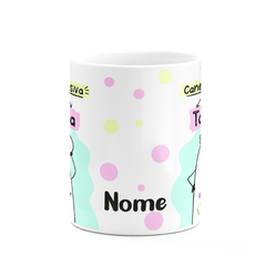 Caneca Flork Bentô Meme Ilustrado Signos Modelos Femininas Personalizada com Nome - Mai Personalizados