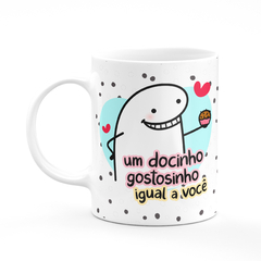 Caneca Flork Um Docinho Gostoso Igual Você Personalizada - Mai Personalizados