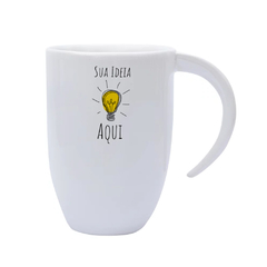 Caneca Branca Alça Lua