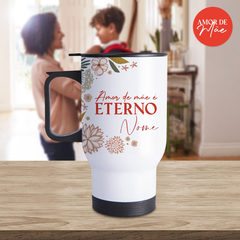 Caneca Térmica com Tampa Amor de Mãe - comprar online