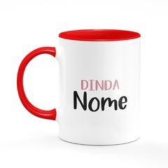 Caneca Aceita Ser Minha Dinda Para Sempre Colors - loja online