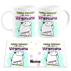 Caneca Flork Bentô Meme Ilustrado Signos Modelos Femininas Personalizada com Nome - loja online