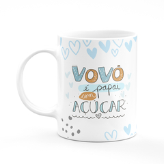 Caneca Vovó Vovô Nonna Nonna Oma Opa Personalizada com Nome - Mai Personalizados