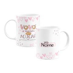 Caneca Vovó Vovô Nonna Nonna Oma Opa Personalizada com Nome