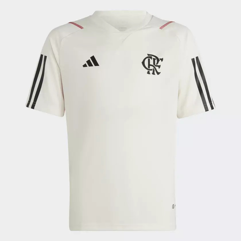 Camisa Oficial Adidas Cr Flamengo I 23/24 Feminina Vermelho e Preto - Lumman