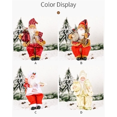 Decorações de Natal para casa Bonecas de Natal Decoração da árvore de Natal Elk Santa Boneco de neve para decoração de ano novo Navidad Chrismas Santa - comprar online