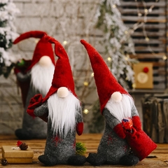 Decorações de Natal para casa Bonecas de Natal Decoração da árvore de Natal Elk Santa Boneco de neve para decoração de ano novo Navidad Chrismas Santa