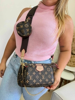 Bolsa Pochete Louis Vuitton com Porta Moedas 3 em 1 - Classy Trend