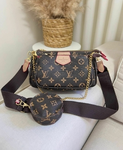 Bolsa Pochete Louis Vuitton com Porta Moedas 3 em 1