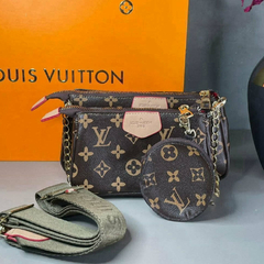 Bolsa Pochete Louis Vuitton com Porta Moedas 3 em 1 - comprar online